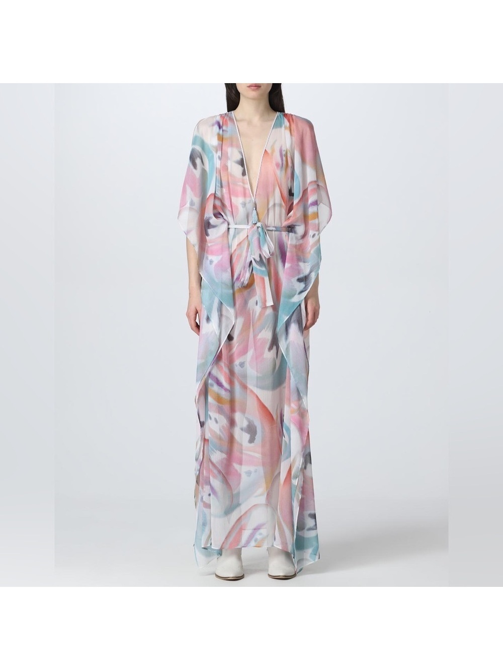 Etro Abito Mare Kaftan-Style Dress in Pastel (Made in Italy) Size 38, NWT $1,550 - Picture 15 of 15